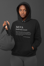 Load image into Gallery viewer, Muva Noun hoodie, Mom Definition Hoodie, Cute Mom Hoodie, Mother&#39;s Day Hoodie Mom Gift Hoodie, Mother’s Day Gift, Gift For Mom, Funny Mom Hoodie
